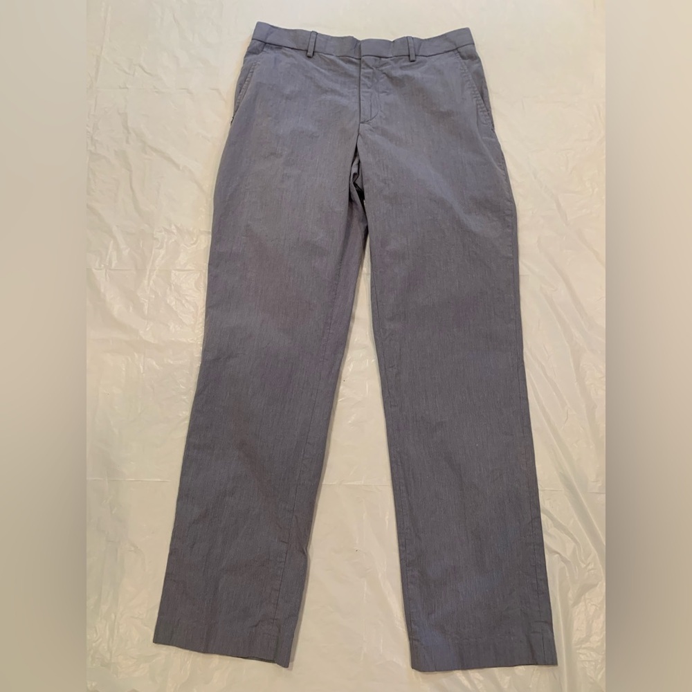 Banana Republic Men's Tailored Navy Pinstripe Pants Size 31x32